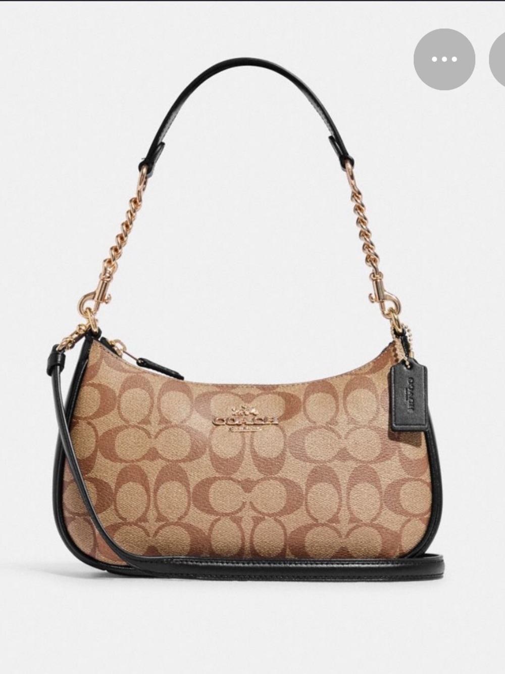 Coach Teri Shoulder Bag in Signature Canvas